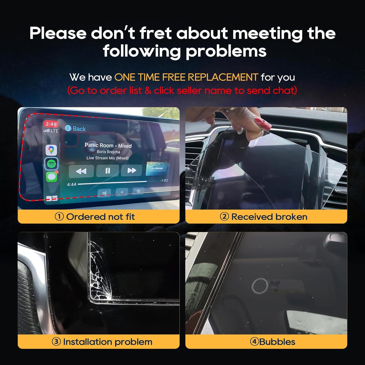 LFOTPP Protector de pantalla de navegación de 7 pulgadas para F i a t 124 Spider(2017-2020), Mazda MX-5 Miata (2016-2023), Mazda CX-3 (2016-2021),