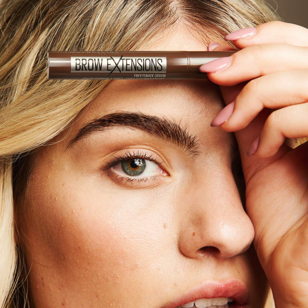 Maybelline New York Brow Extensions – Pomada de cejas con ceja que define la ceja, 01 Rubio