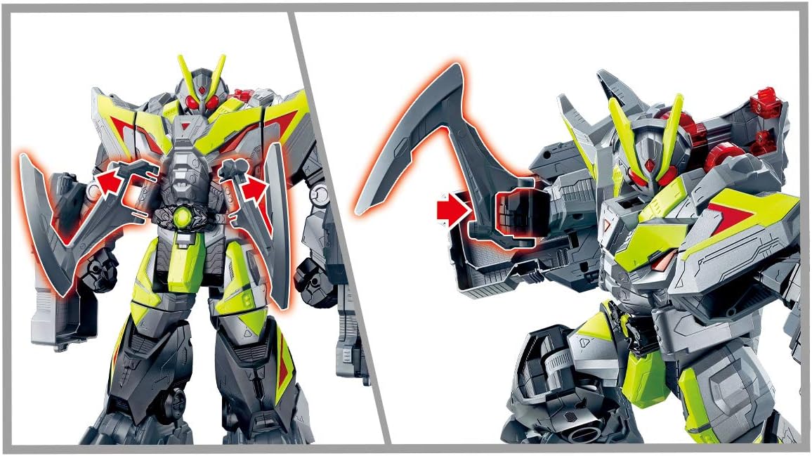 Bandai Kamen Rider Zero-One DX rompiendo mamut y rompiendo mamut Progrise clave