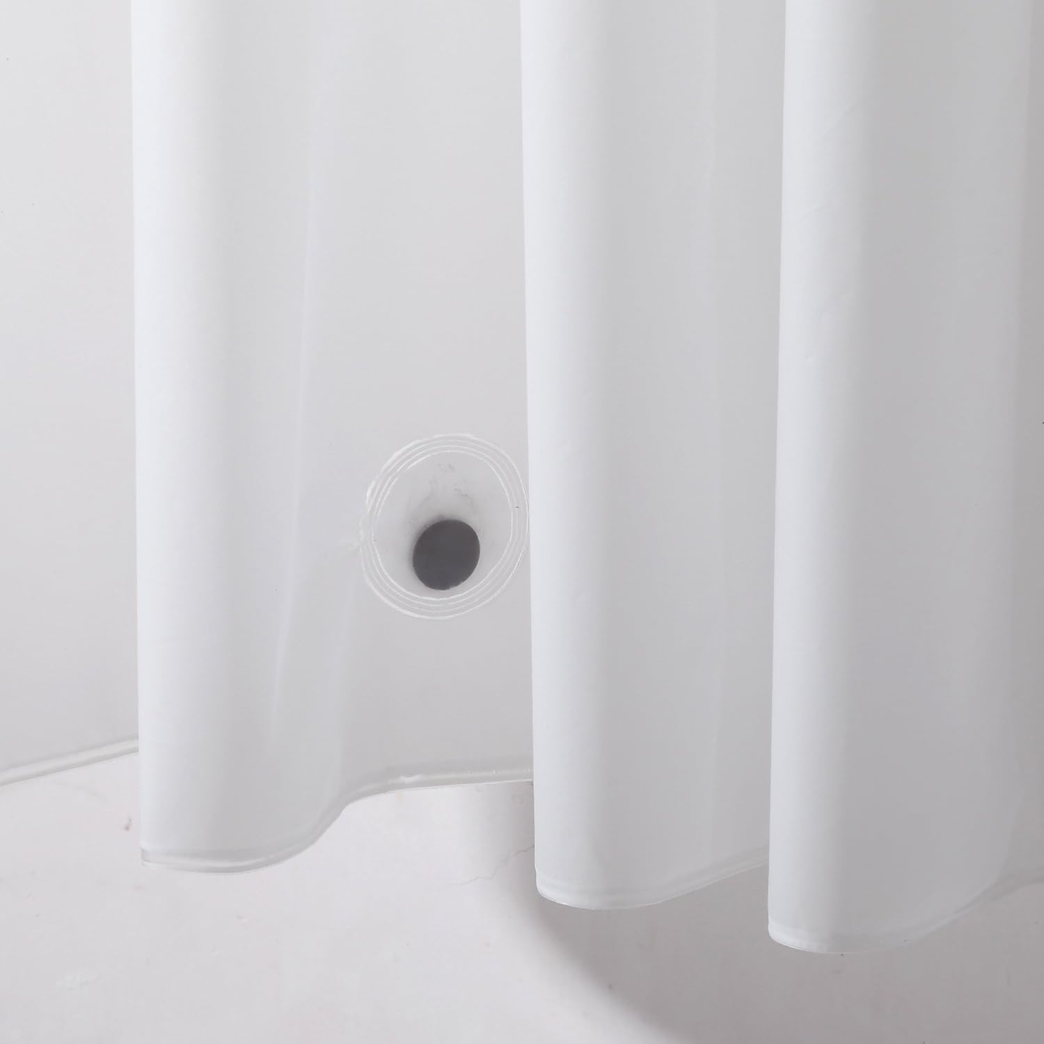 Ghooss Cortina de ducha (paquete de 2), cortina de ducha de PEVA para baño, inodora, impermeable, calibre 4, 72 x 78 pulgadas, escarcha