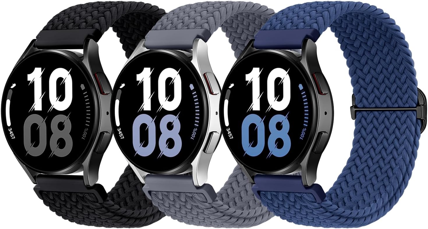 Knossen Correas de reloj de 0.787 in compatibles con Samsung Galaxy Watch 6 5 4 1.575 in 1.732 in, Galaxy Watch 6 4 Classic, Galaxy Watch 5Pro,