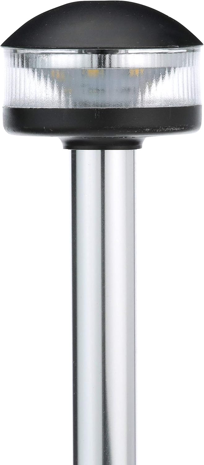 Seachoice – Luz LED plegable completa, iluminación de 360, visibilidad de 2 NM para vela o lanchas motoras