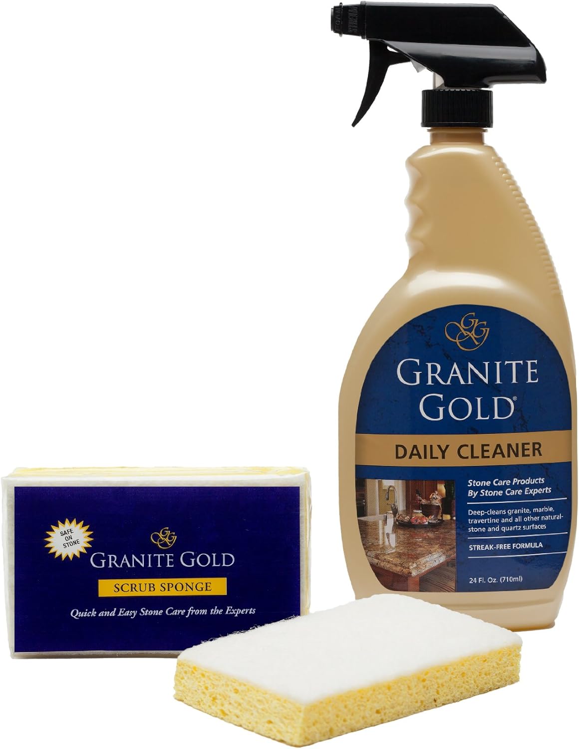 Granite Gold Esponja exfoliante antiarañazos para granito, mármol y otras superficies de piedra natural y cuarzo