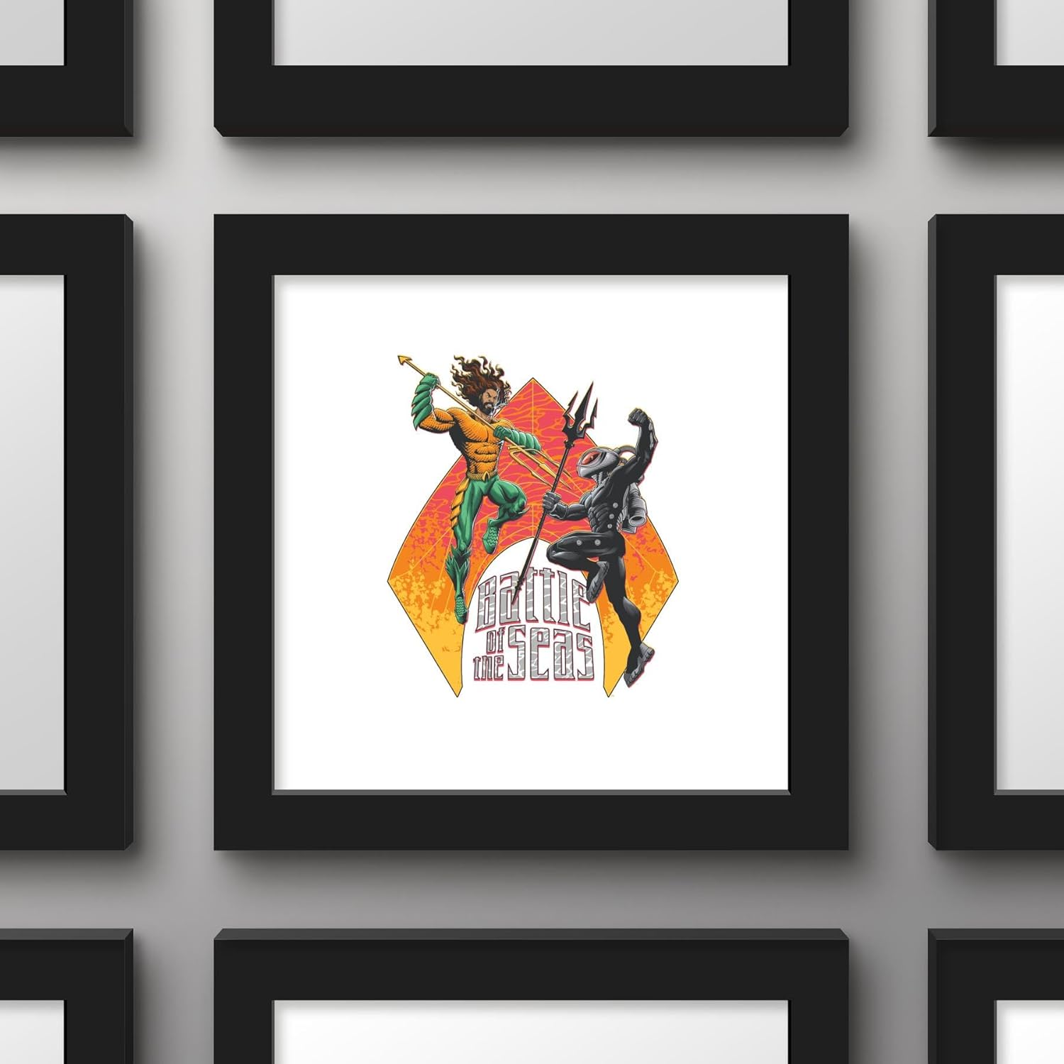 Trends International Gallery Pops DC Comics Movie Aquaman y el Reino Perdido – Póster de pared de la batalla de los mares, 12.00 x 12.00 pulgadas,