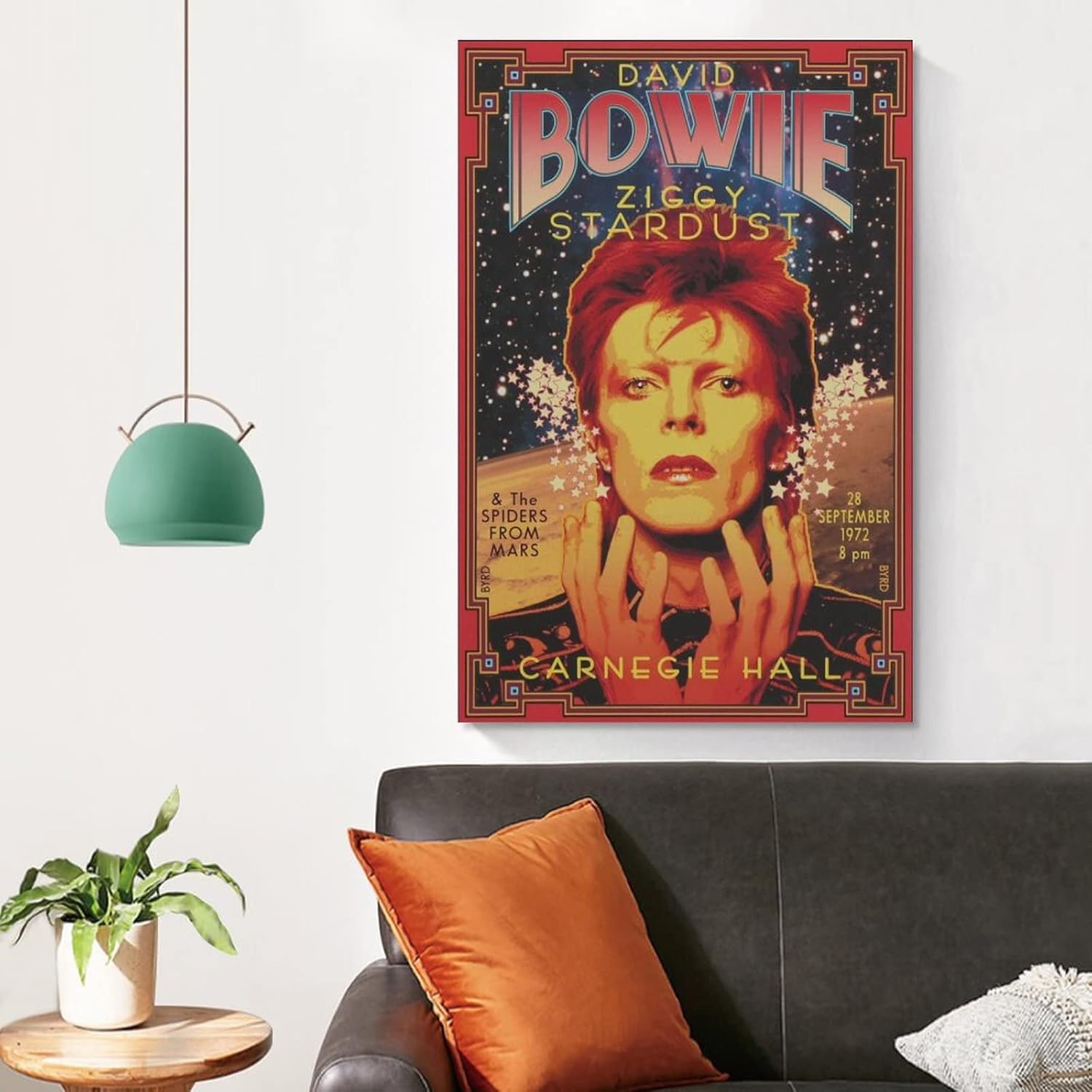 Póster de David The Spider from Mars 1972 Bowie – Póster de pared para decoración de pared, decoración de habitación, decoración de dormitorio,