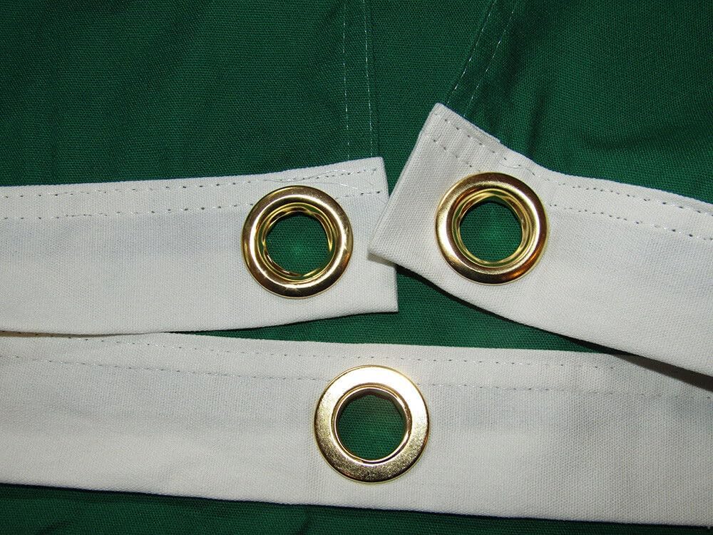 Premium 5 x 9.5 ft Embroidered Sewn Italy Italian 100% Cotton Casket Flag
