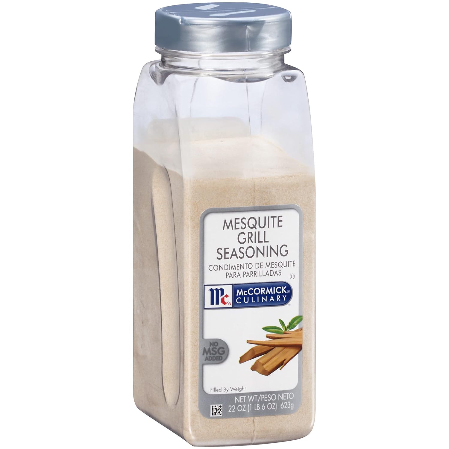 McCormick Culinary Mesquite – Condimento para parrilla, 22 onzas, un recipiente de 22 onzas de condimento para barbacoa para sabor ahumado lento