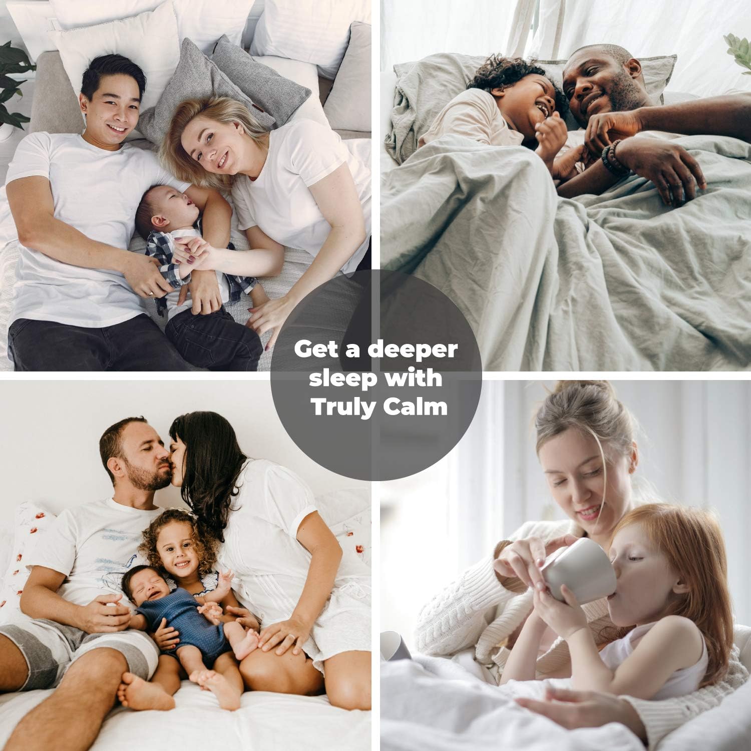 TRULY CALM HOME FOR HEALTH Juego de edredón de 3 piezas de color caqui antimicrobiano