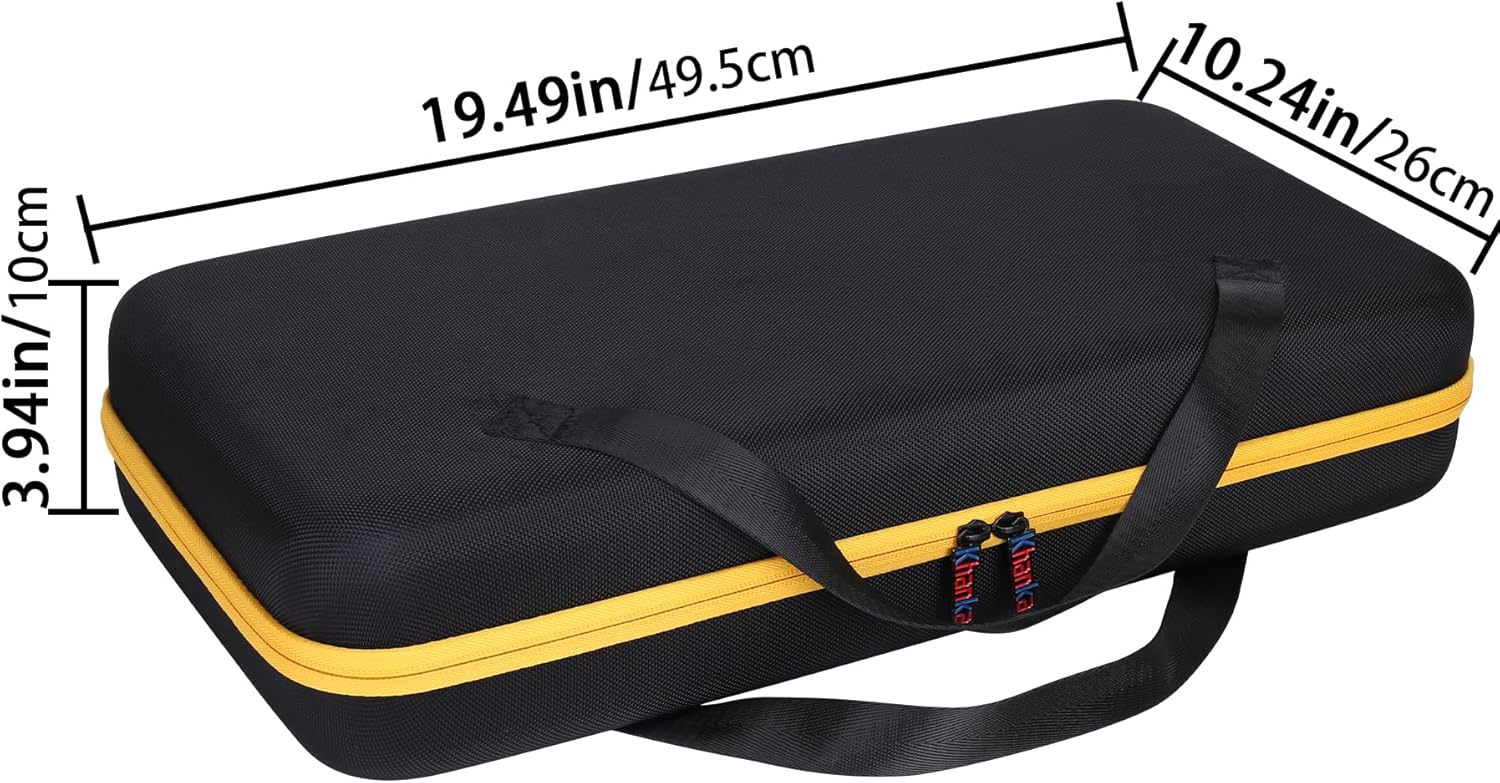khanka Estuche rígido para Dewalt DCGG571M1DCGG571B kit de pistola de grasa + estuche rígido para DEWALT DCF682N1DCF680N2 8V MAX kit de