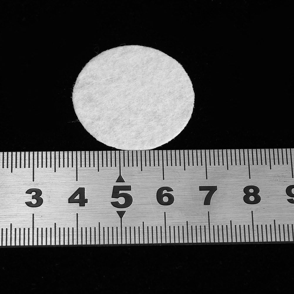 100 filtros de algodón, filtros de algodón opcionales de 7 diámetros diferentes, filtros de repuesto para aspiradora facial, accesorios de esponja