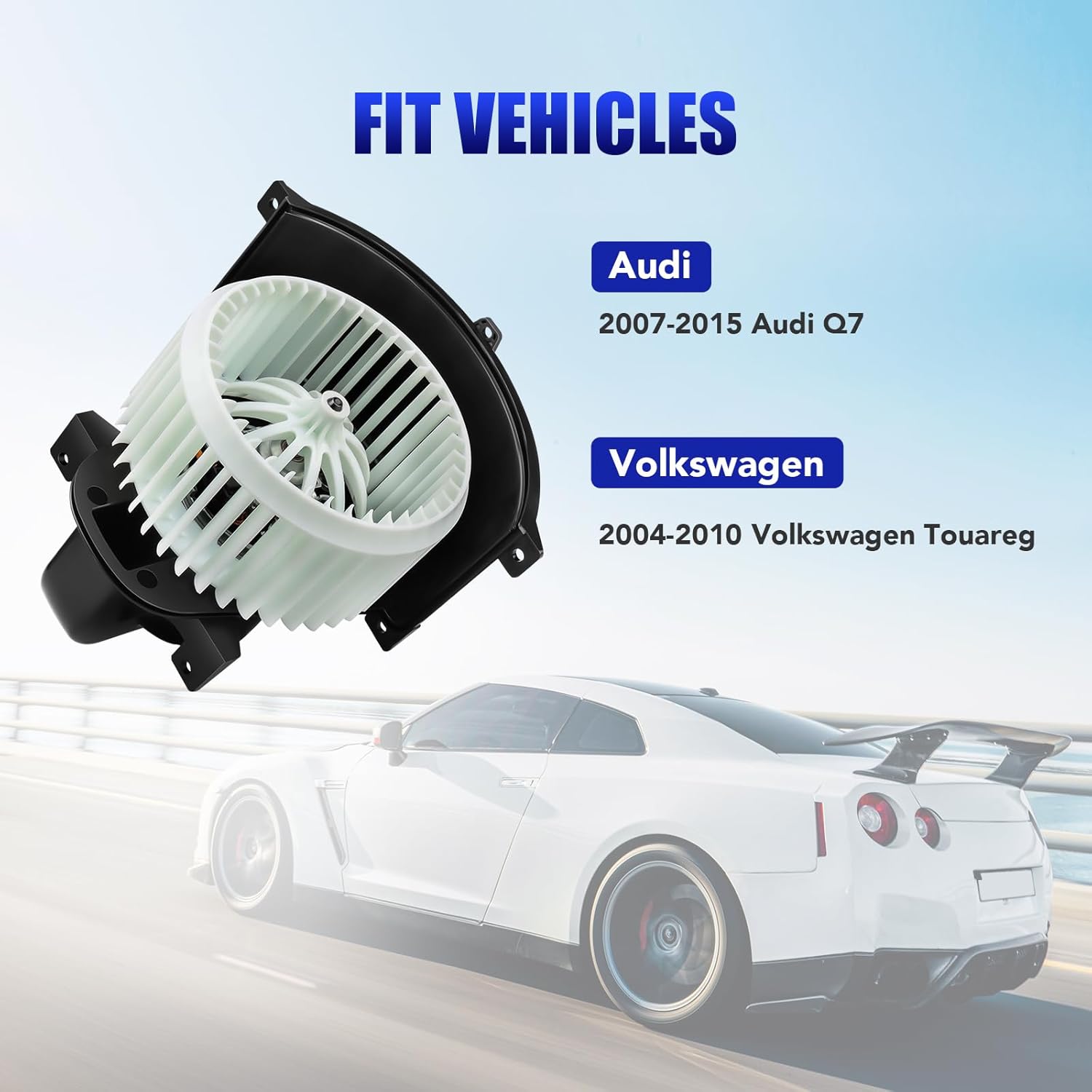 Motor de soplador para Audi Q7 2007 2008 2009 2010 2011 2012 2013 2014 2015 2003-2014 para Porsche Cayenne, VW Touareg Porsche Cayenne 2004-2010