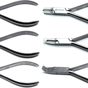 6pcs de Bond Dental de banda abrazadera de ángulo de asiento Hard Wire Pin alambre Alicates de corte 6pcs de Bond Dental de banda abrazadera de ángulo de asiento Hard Wire Pin alambre Alicates de corte