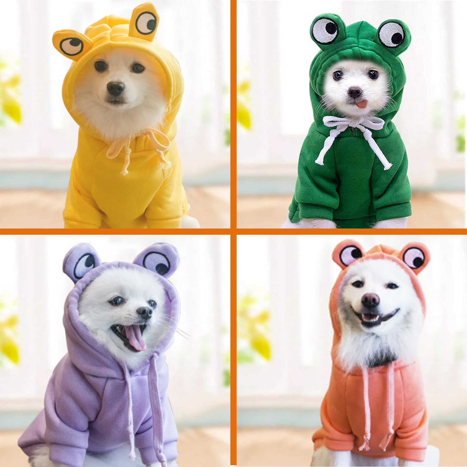Suéter para perro, sudadera con capucha para perro, suéter de gato, disfraz de gato, disfraz de rana con forma de rana, ropa de cosplay, abrigo,