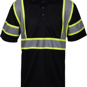 L&M Hi Vis Camiseta Polo ANSI Clase 3 Reflectante Seguridad Lima Naranja Negro Manga Larga Corta Alta Visibilidad L&M Hi Vis Camiseta Polo ANSI Clase 3 Reflectante Seguridad Lima Naranja Negro Manga Larga Corta Alta Visibilidad