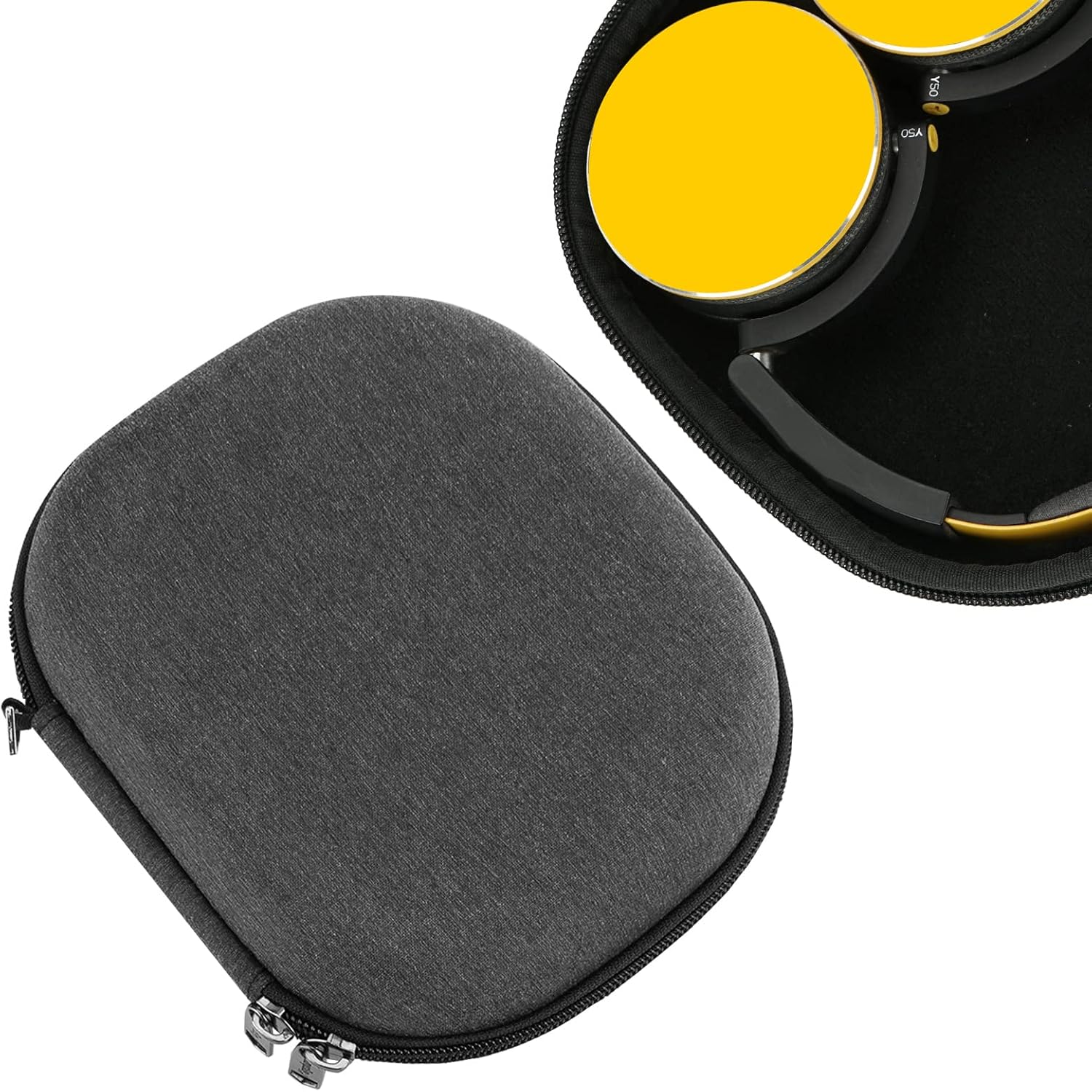 Kingshion Funda rígida para auriculares compatible con AKG Y50BT, Y500, Y45BT, Y400, bolsa de transporte de viaje para Y40, Q460, N60NC, K 490NC