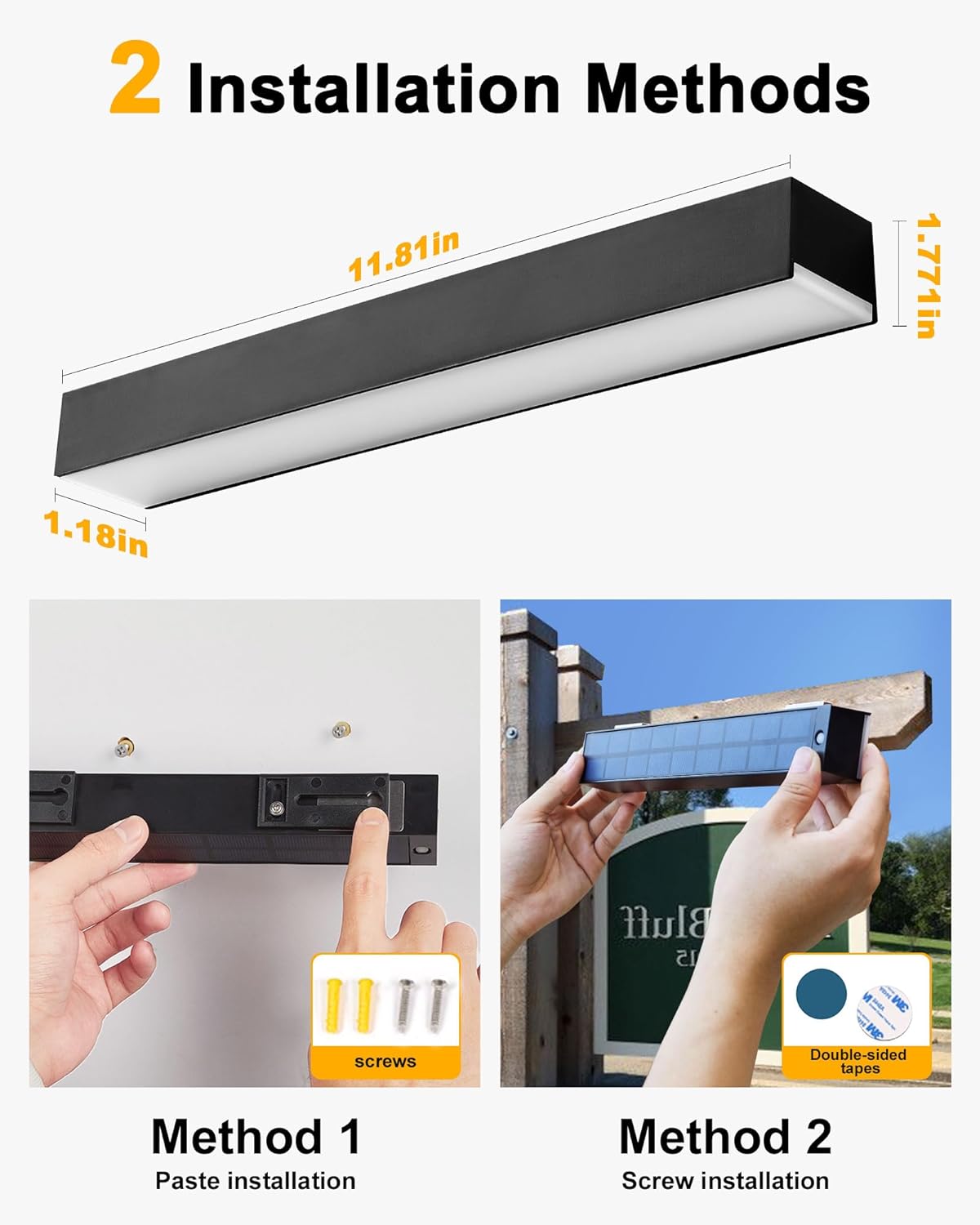 Solar Sign Light Outdoor,Solar Address Sign Lights Open House Signs for Real Estate,Outdoor Led Sign Lights Waterproof,Solar Outdoor Sign Lighting