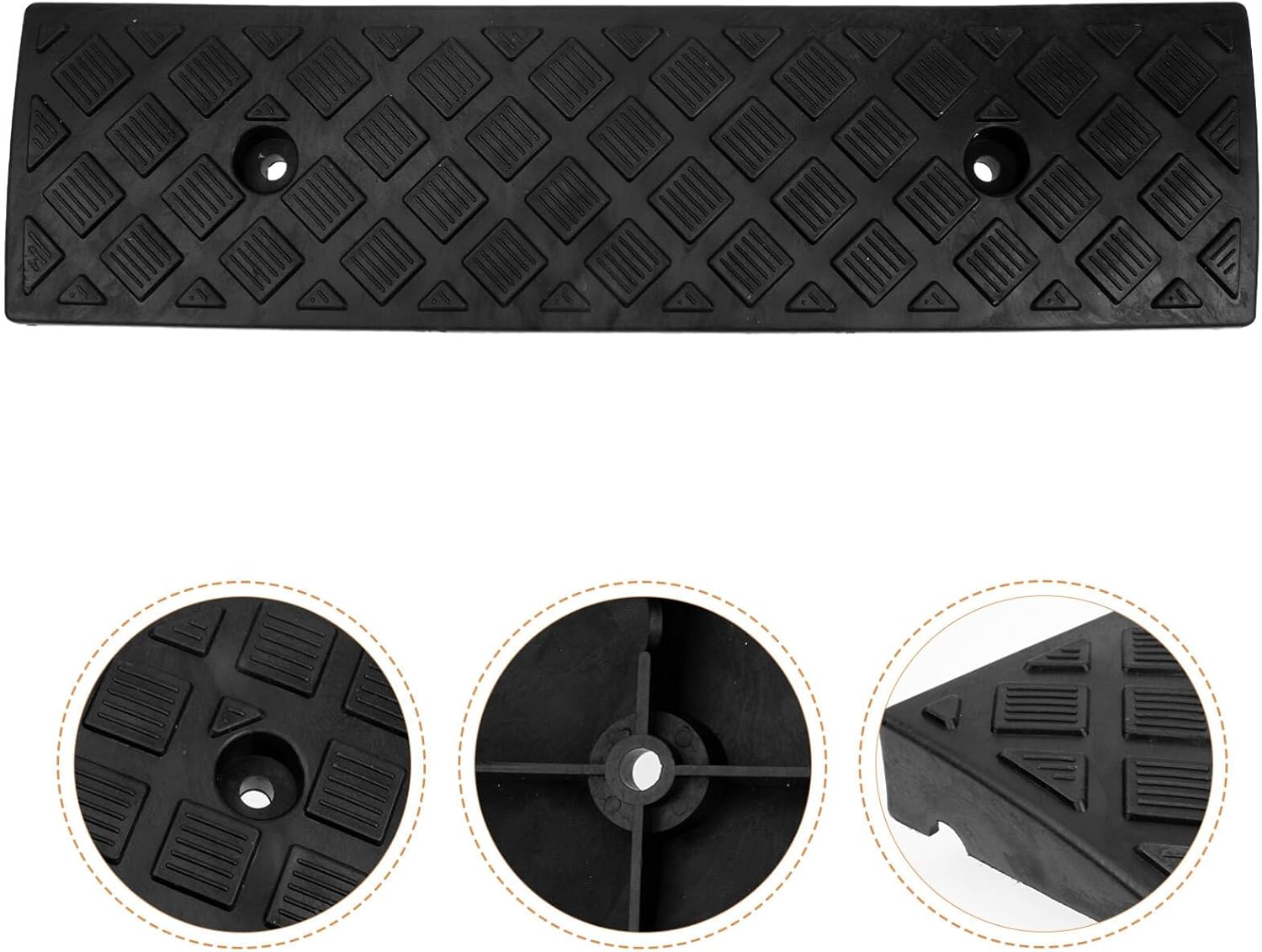 Rampas para cortacésped, rampa para bordillo de entrada, rampa de pendiente de automóvil, rampas de umbral resistentes para automóvil, motocicleta,