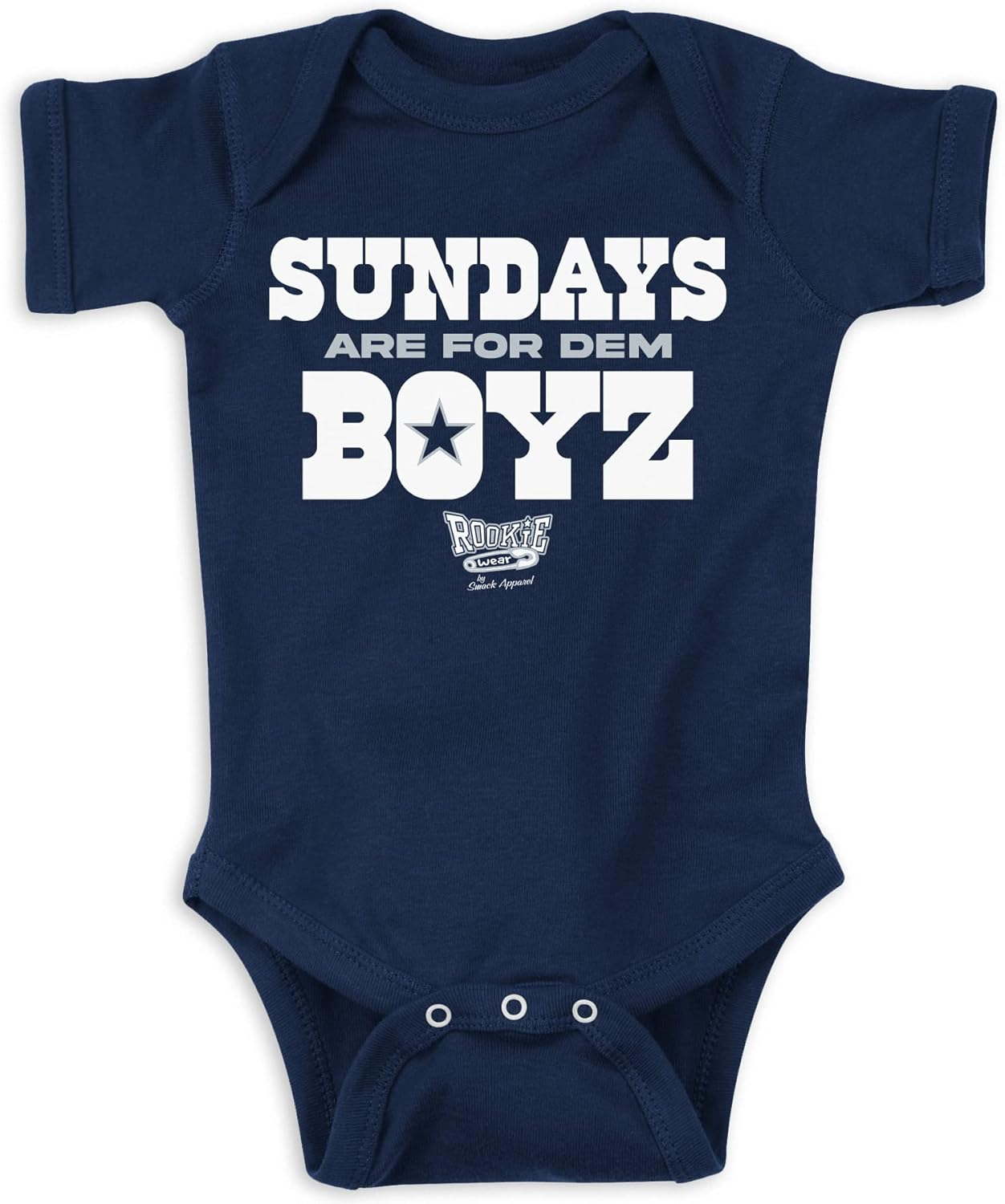 Sundays are for Dem Boyz Ropa de bebé para los fanáticos del fútbol de Dallas (NB-7T)
