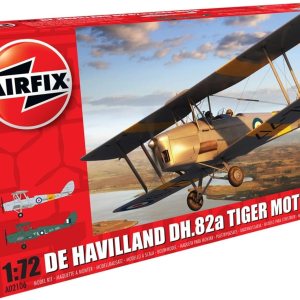 Airfix De Havilland DH.82a Tiger Moth 172 Kit de modelo de plástico de aviación militar A02106 Airfix De Havilland DH.82a Tiger Moth 172 Kit de modelo de plástico de aviación militar A02106