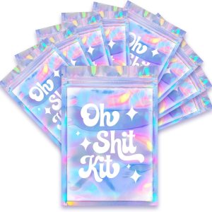 HOUSE OF PARTY Bolsas para kit de resaca  10 unidades  (4 x 6 pulgadas) Oh Shit bolsas de almacenamiento con cierre de cremallera impresas  Bolsas HOUSE OF PARTY Bolsas para kit de resaca  10 unidades  (4 x 6 pulgadas) Oh Shit bolsas de almacenamiento con cierre de cremallera impresas  Bolsas