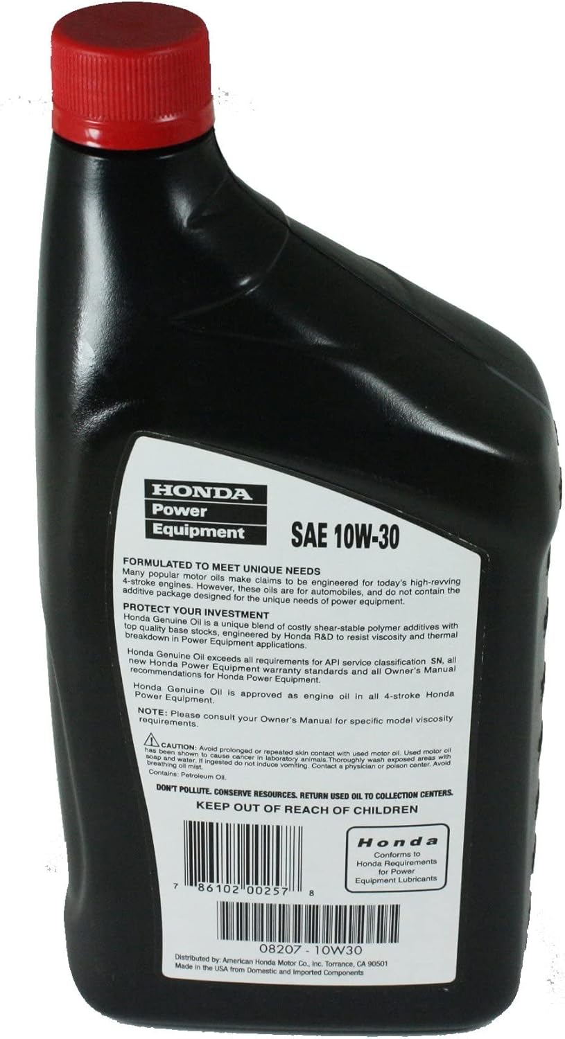 Genuine Honda EU2000 Juego de cambio de aceite de generador