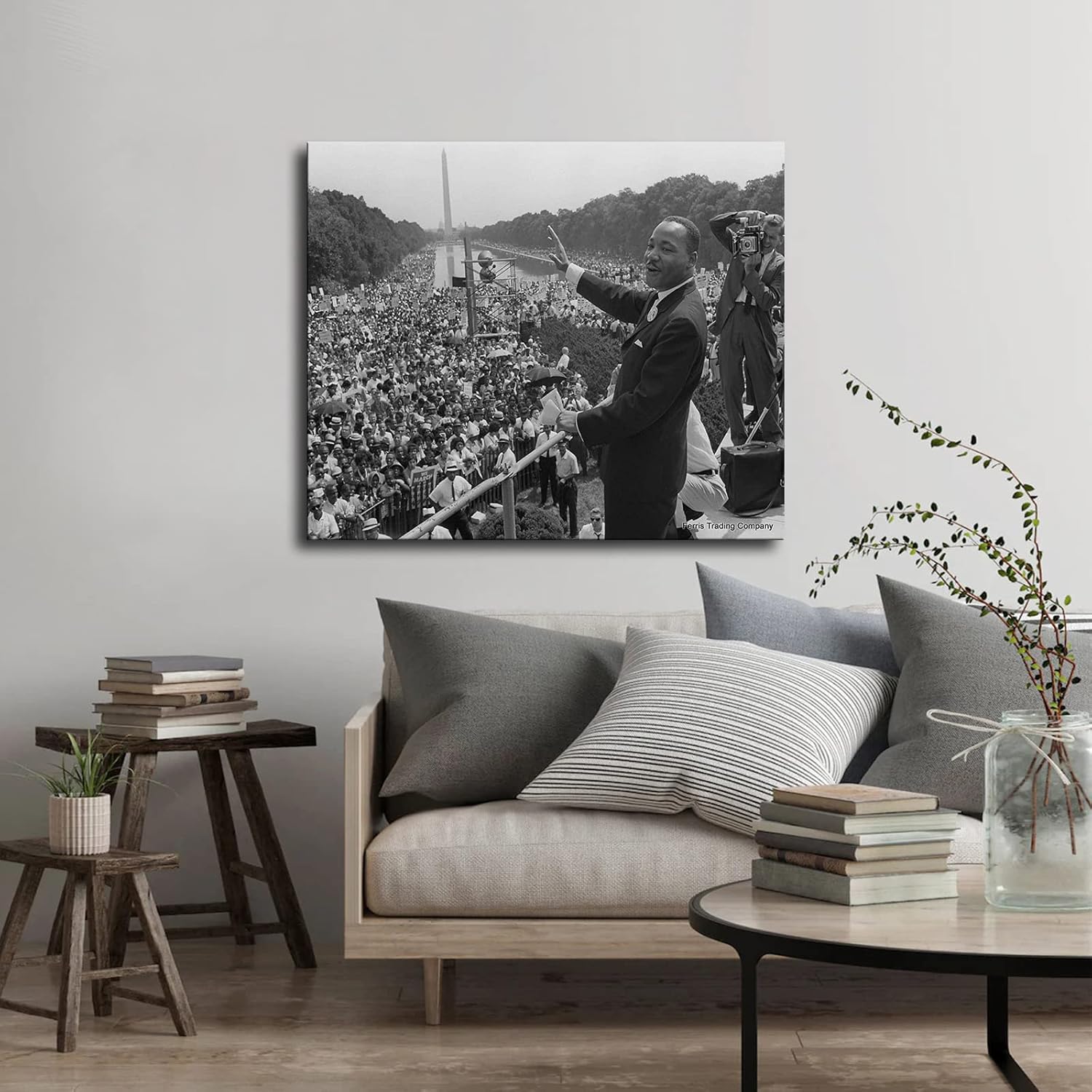 Póster con texto en inglés “I Have A Dream Speech Martin Luther King” (12 x 18 pulgadas, sin marco)