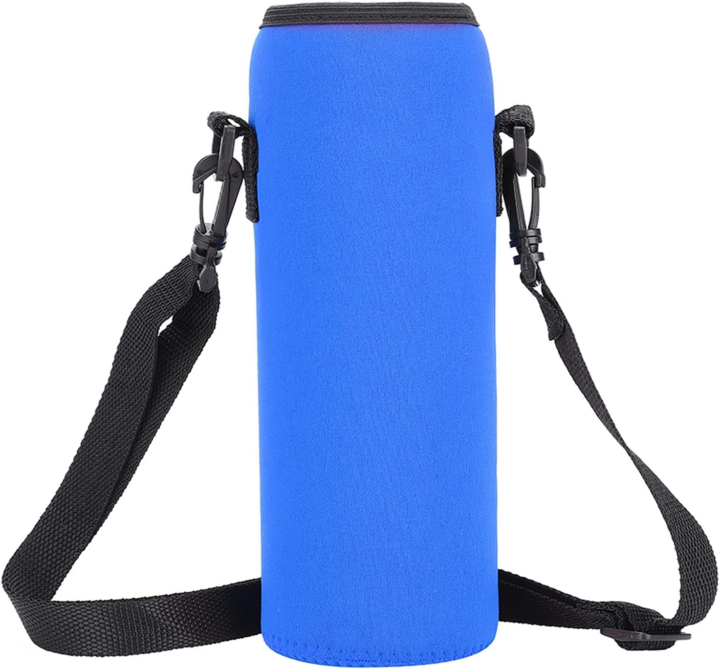 Alomejor Botella de agua de neopreno con correa, cubierta aislada para botellas de agua de 33.8 fl oz para bebidas calientes o frías