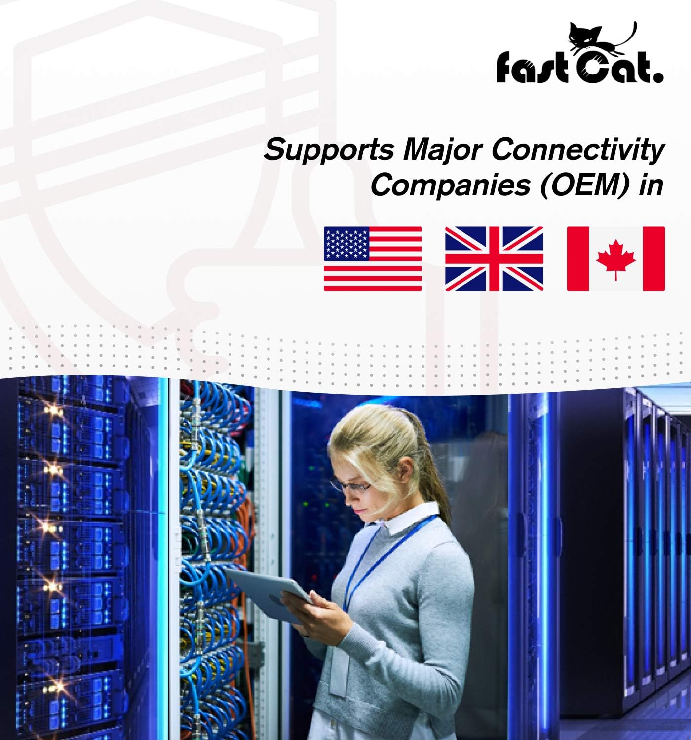 fast Cat. Cable Ethernet Cat6 Direct Burial para exteriores, cable Cat6 impermeable de 1000 pies con conductores de cobre sólido de 23 AWG, CMX, UTP
