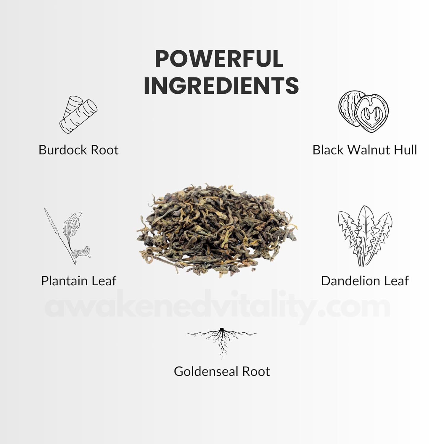 Doctor Morse’s Heal All Tea  Té de hierbas  Mezcla suelta de 7 onzas (86 porciones) sin cafeína  Formulado naturópata  Desintoxicación de cuerpo