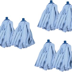 STOBAZA 6 piezas de repuestos para trapeador en seco para reemplazar el agua, cabezal de cocina, absorbe el agua, absorbente de trabajo, herramienta STOBAZA 6 piezas de repuestos para trapeador en seco para reemplazar el agua, cabezal de cocina, absorbe el agua, absorbente de trabajo, herramienta