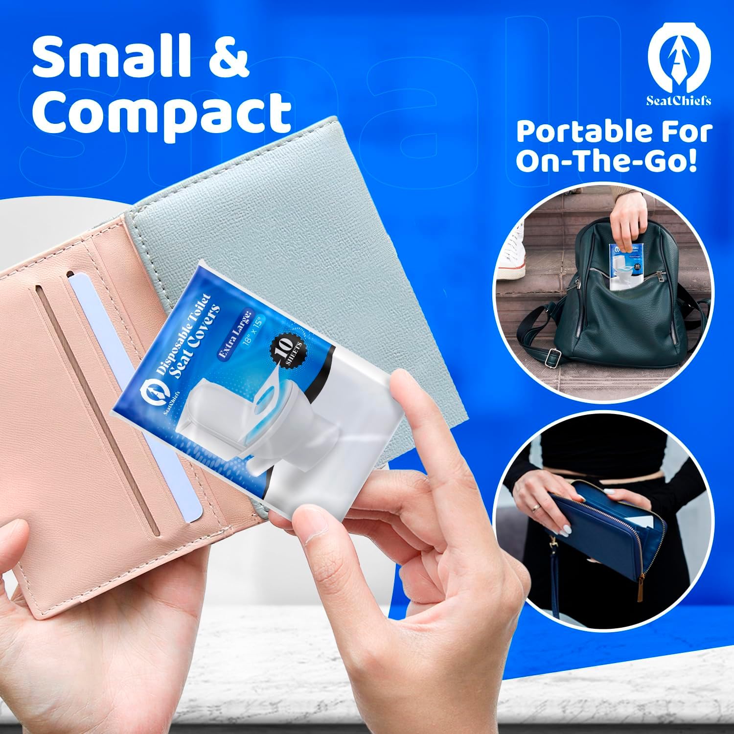 Funda para asiento de inodoro  100 piezas (100 piezas)  Fundas de papel higiénico público desechables para niños pequeños  Accesorios de viaje para