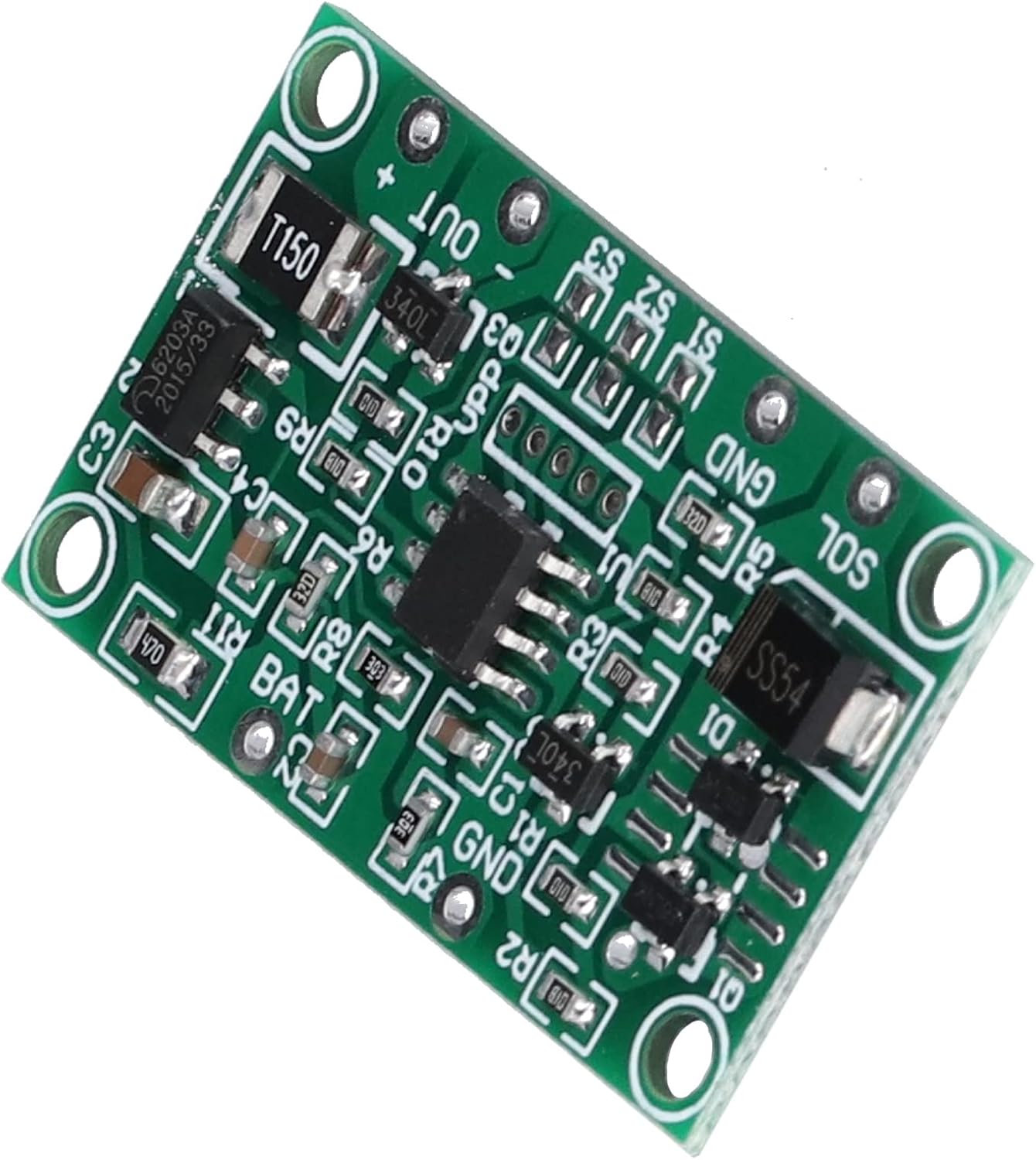 3.2 V 3.7 V Placa de controlador de carga solar Controlador de carga de batería de litio Control de placa de circuito solar para energía solar