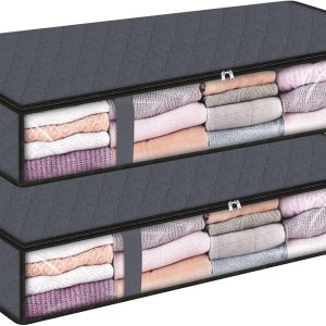 BlissTotes Bolsas de almacenamiento, organizadores y almacenamiento de armario, contenedores de almacenamiento plegables con asas reforzadas, BlissTotes Bolsas de almacenamiento, organizadores y almacenamiento de armario, contenedores de almacenamiento plegables con asas reforzadas,