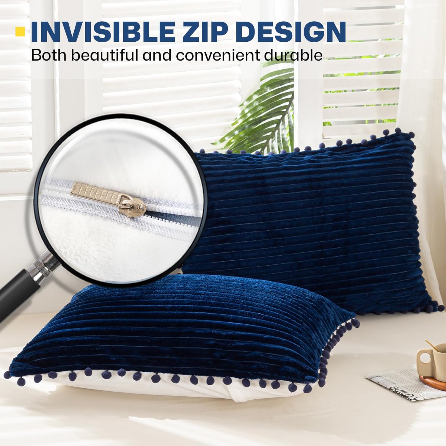 GOHOME Juego de edredón de 3 piezas tamaño Queen  Los juegos de ropa de cama de forro polar sherpa ultra suave incluyen fundas de almohada,