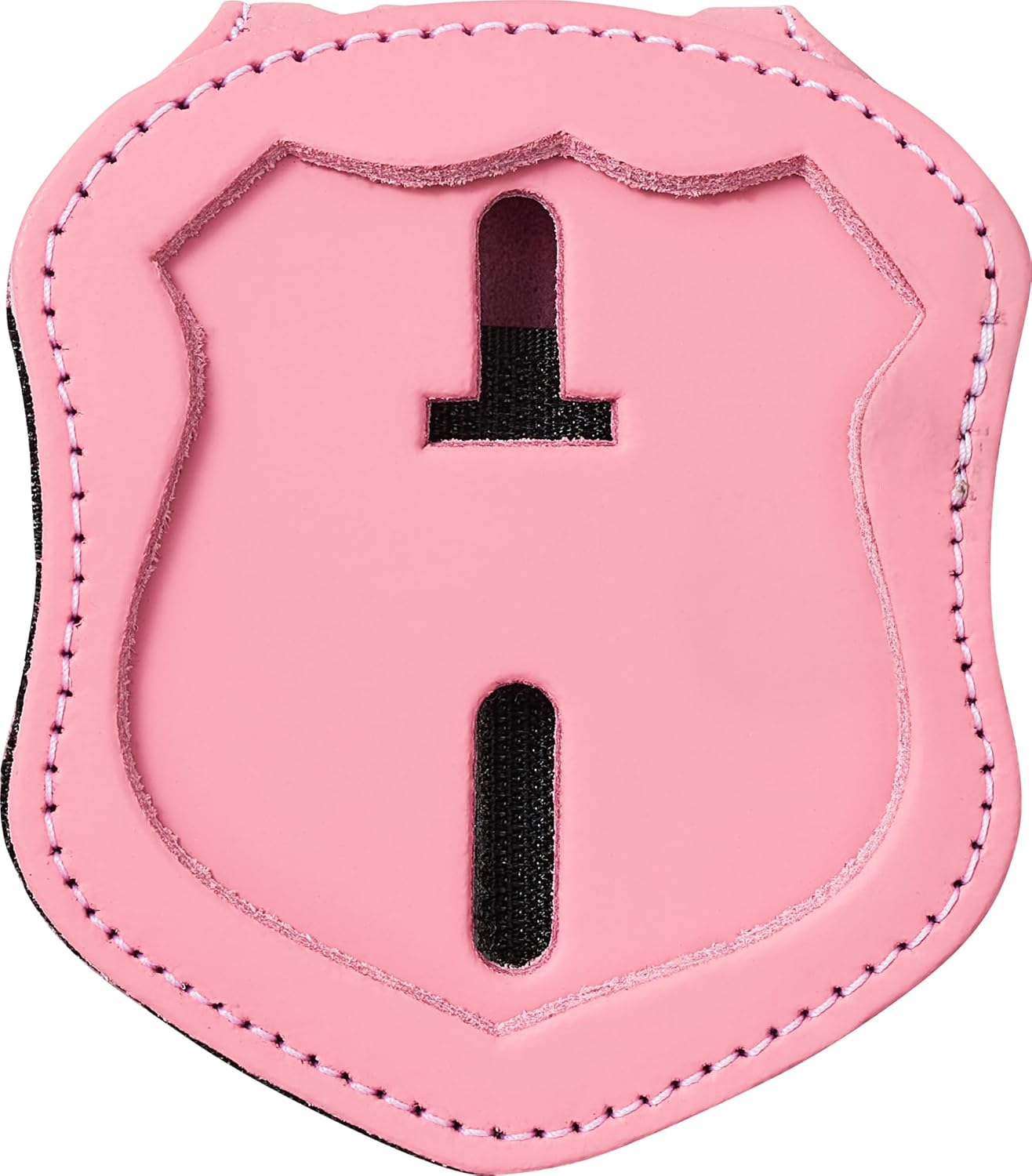Perfect Fit Shield Wallets NYPD Patrol – Soporte para cinturón con bolsillo y cadena (Cutout PF145), cuero rosa