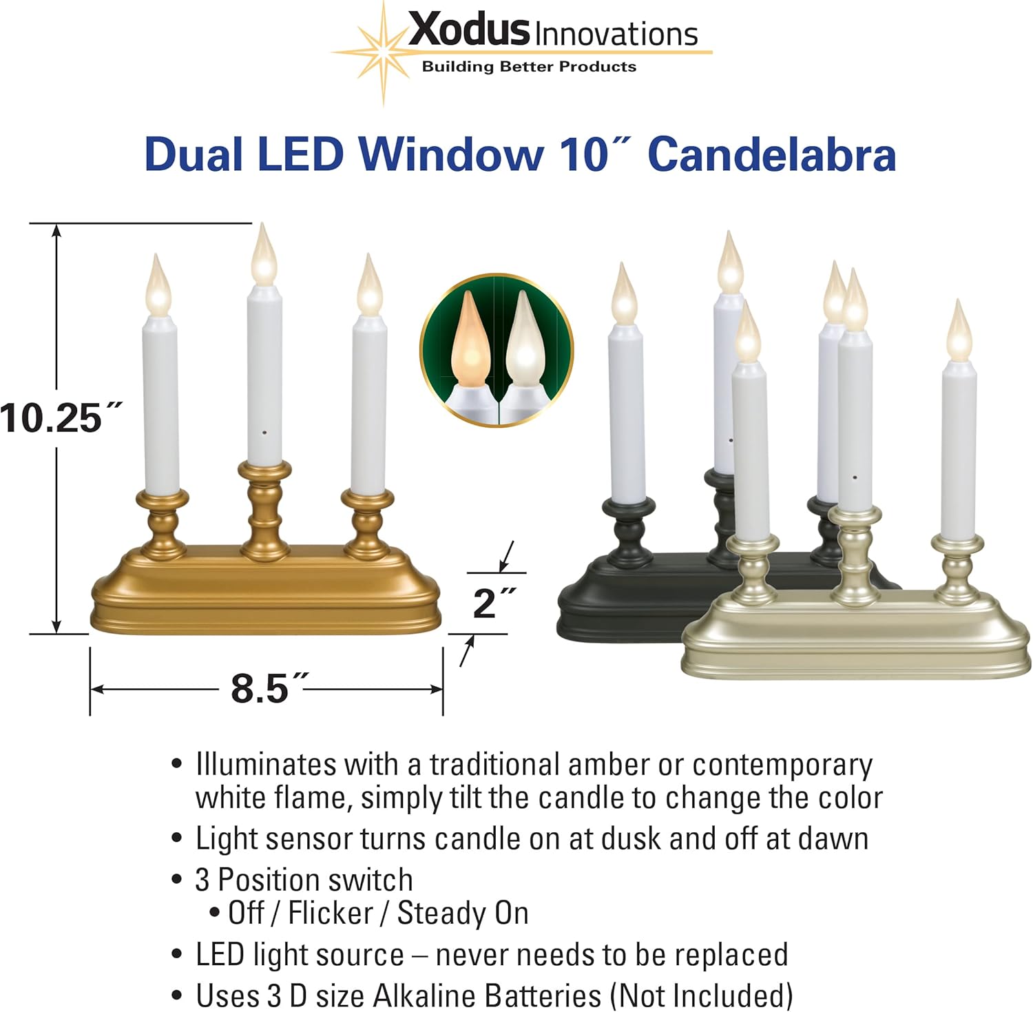 Vela LED Dual FLM BRS 10.5IN FPC1330B