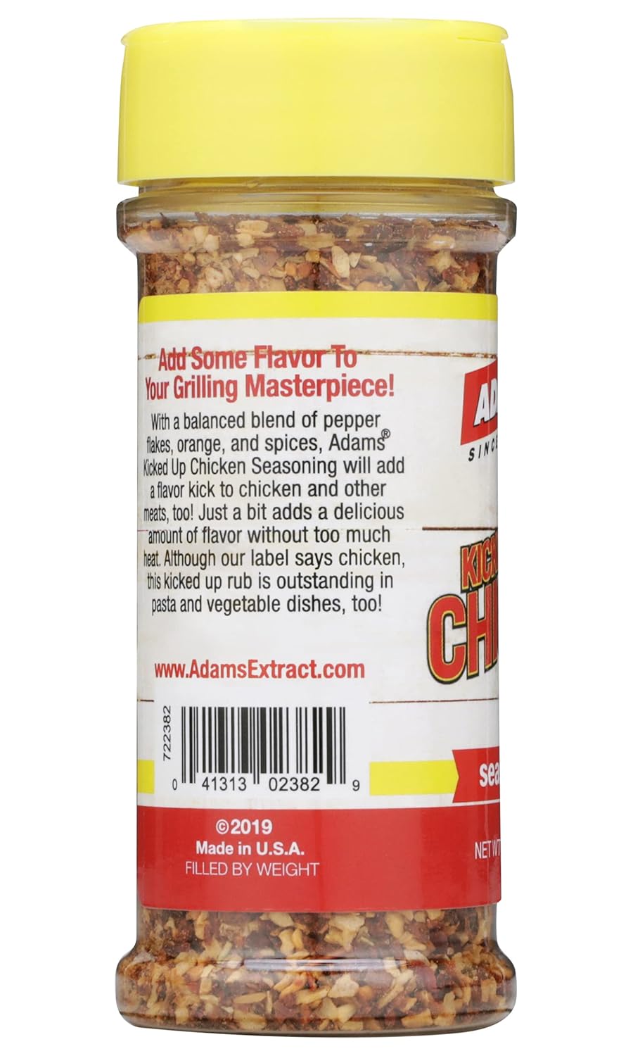 Adams Kicked-Up – Condimento para pollo, botella de 3.56 onzas (paquete de 1)
