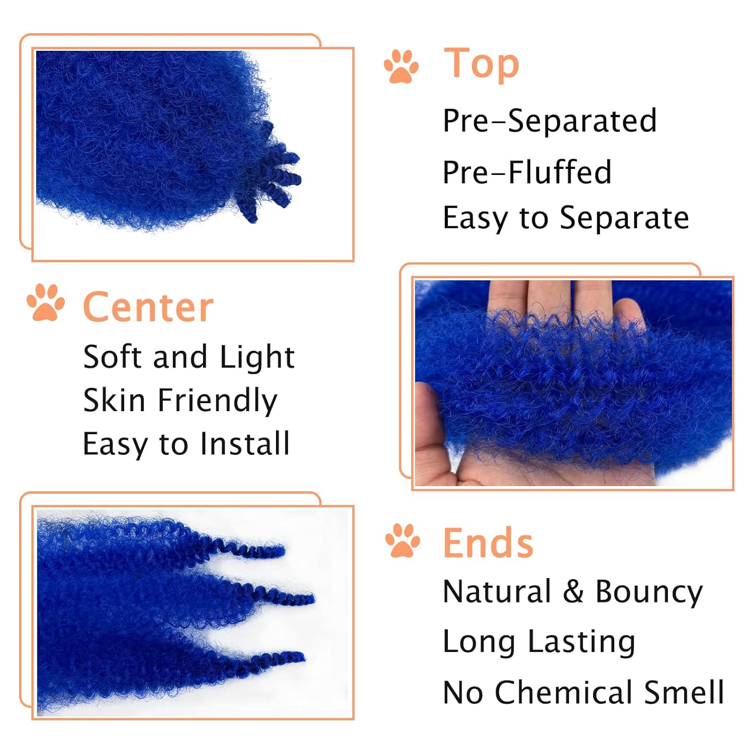 3 paquetes de cabello rizado afro trenzado sintético Marley Twist de 12 pulgadas, extensiones de cabello rizado para trenzas suaves de mariposa,