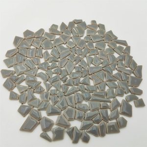 Azulejos de mosaico de cerámica de 7.05 oz para manualidades, azulejos de mosaico de porcelana de 0.2 x 0.8 pulgadas para decoración del hogar (gris) Azulejos de mosaico de cerámica de 7.05 oz para manualidades, azulejos de mosaico de porcelana de 0.2 x 0.8 pulgadas para decoración del hogar (gris)