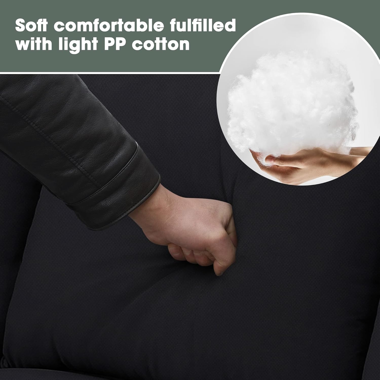 Juego de sofá modular de tela convertible en forma de L de 11287 pulgadas y 112 pulgadas con 3 almohadas, sofá modular de 7 asientos para sala de