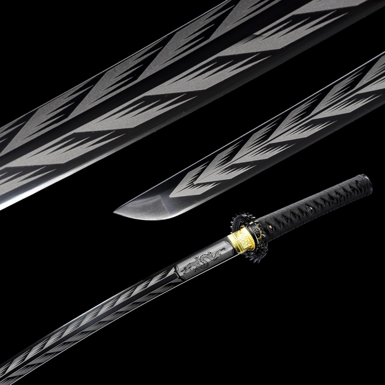 Espada Katana real afilada las espadas samuráis japonesas son un regalo único para hombres. La espada de acero real con hoja de metal hace que sea