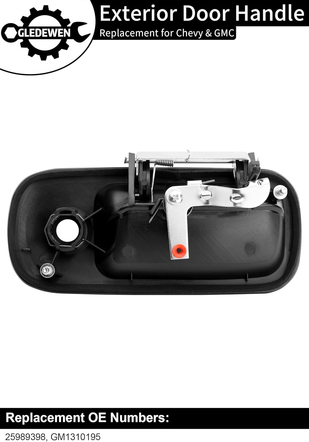 Manija de puerta exterior, compatible con Chevy Express 2010-2022, GMC Savana 1500 2500 3500 Van, lado delantero izquierdo del conductor con