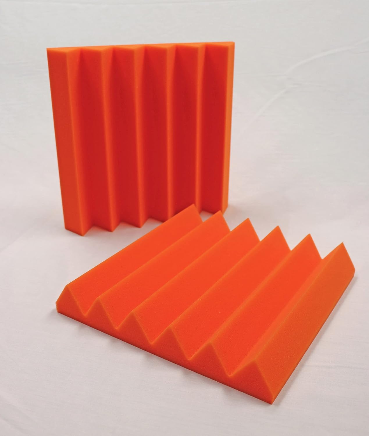 Foam Factory Inc – Paquete de 24 paneles de espuma acústica de color para estudio, insonorización, azulejos de pared de 12 x 12 x 2 pulgadas