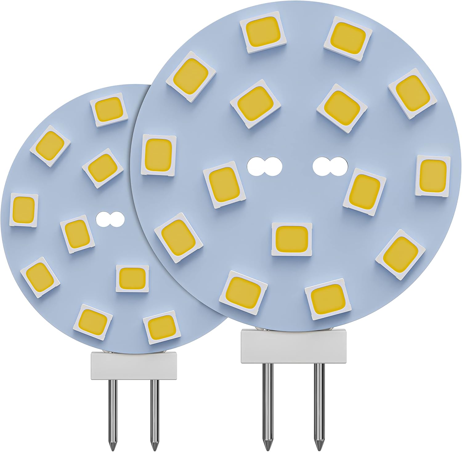 Leisure LED 2 bombillas LED G4 JC de base bi-pin de 2 W, 12 V, CC, 20 W-30 W, T3 bombillas halógenas de repuesto para RV, caravana, remolque,