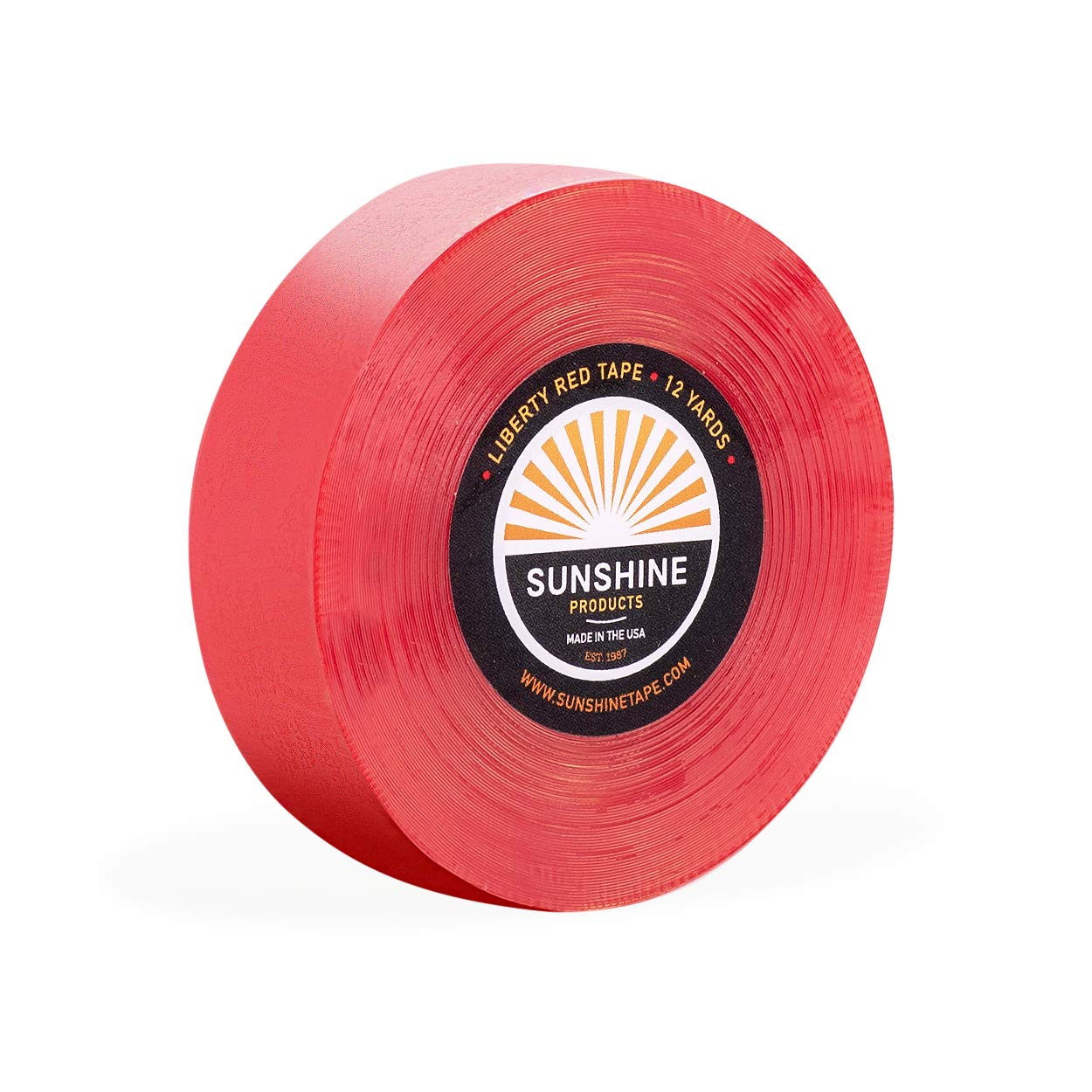 Rollo de cinta adhesiva para peluca Liberty Red Liner – 34″ x 12 YDS – Doble cara, grado médico – Cinta de tupé y peluca