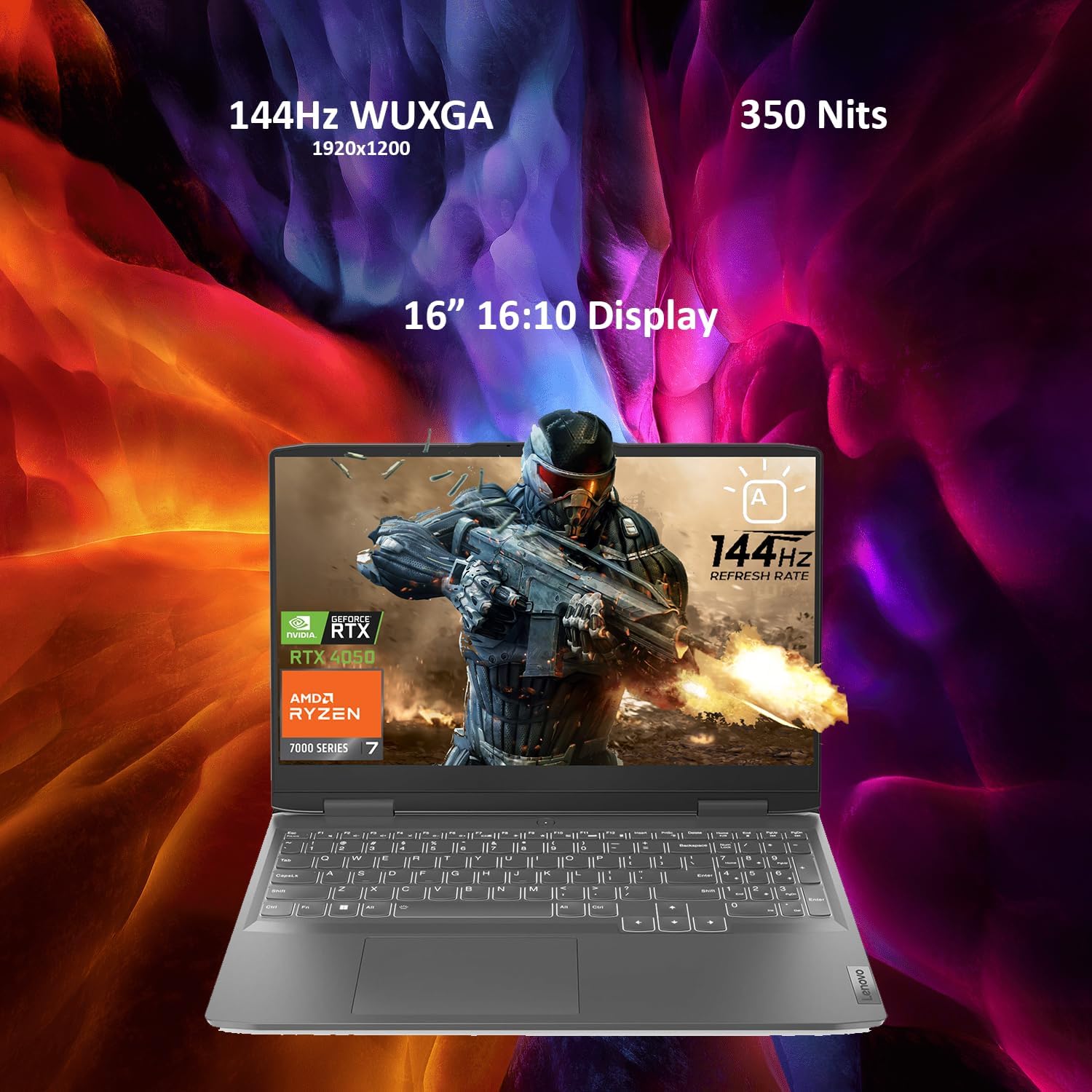 Lenovo LOQ – Laptop para juegos WUXGA de 16 pulgadas y 144 Hz, GeForce RTX 4050, AMD Ryzen 7 7840HS ( i7-12700H), 64 GB DDR5 RAM, 2 TB PCIe SSD,