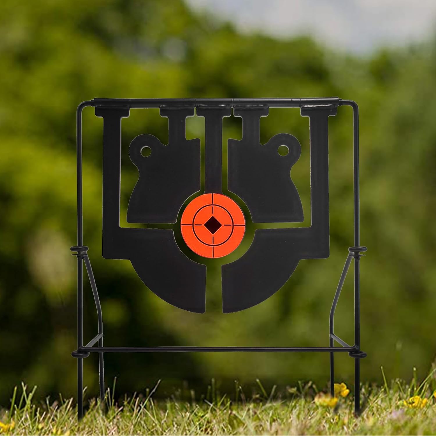 Objetivo de reajuste de pistola de pellets 5 en 1, rifles de pistola de aire giratorio de metal pesado y pistolas de tiro para exteriores y patio