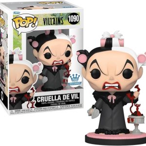 Funko Pop! Disney Cruella De Vil Holding Teléfono Tienda Exclusiva Funko Pop! Disney Cruella De Vil Holding Teléfono Tienda Exclusiva