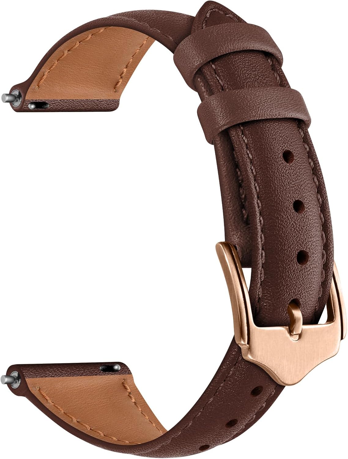 OXWALLEN Correa de reloj de piel de liberación rápida de 0.78 pulgadas compatible con Samsung Galaxy Watch 6 5 4 Band 1.575 in 1.732 inWatch 5 Pro