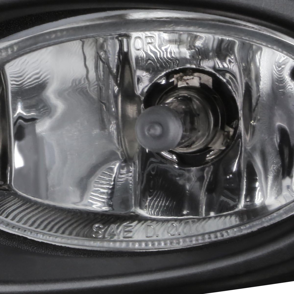 Auto Dynasty Compatible con Honda Accord Coupe UC1 par de luces antiniebla de conducción de parachoques + bisel + kit de cableado + interruptor